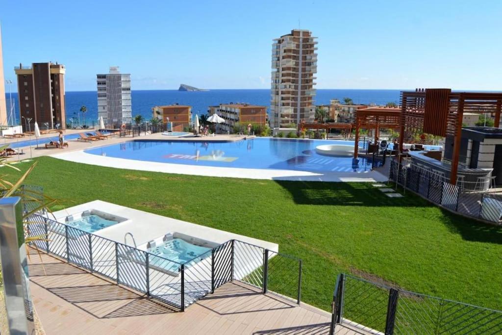 Luxury Apartment Residencial Sunset Drive - Benidorm, Espana Eksteriør bilde